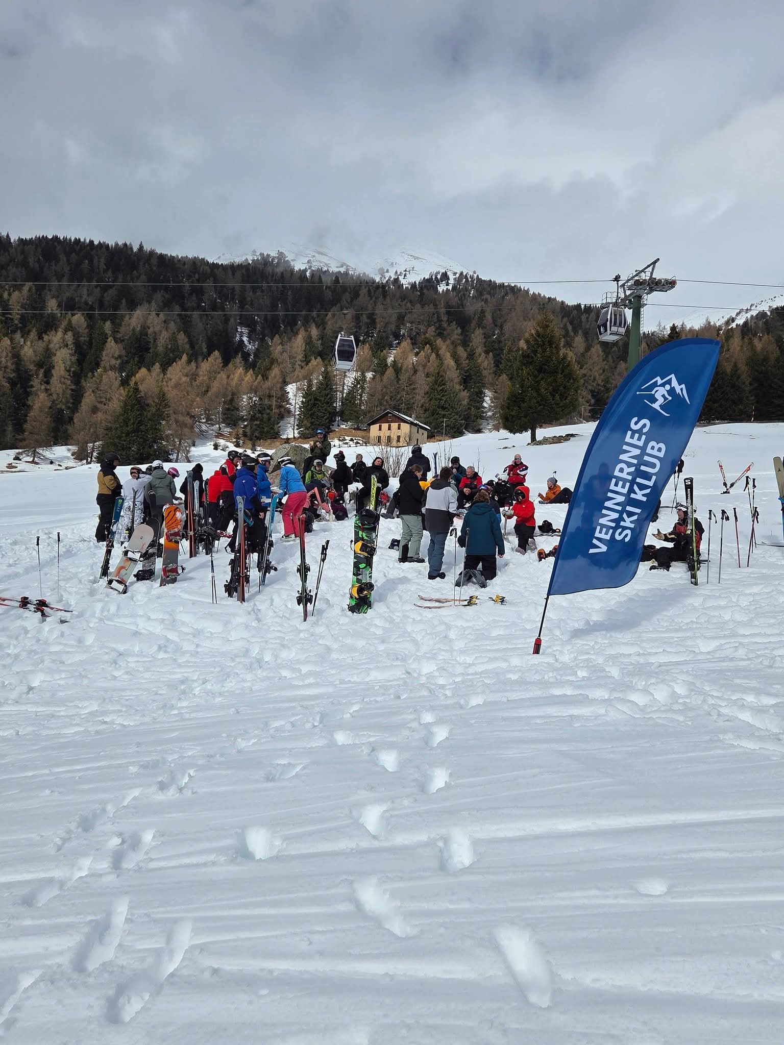 Vennernes Ski Klub picnic på sneen